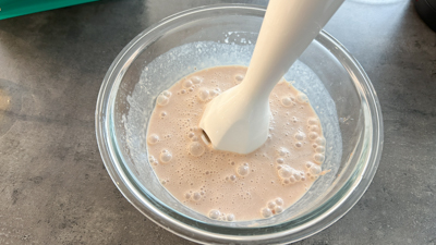 ブレンダーでなめらかにする