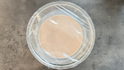 冷蔵庫で冷やし固める