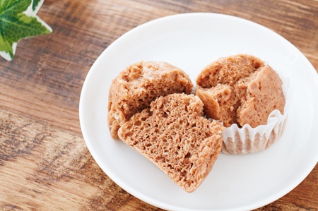 きなこココア蒸しパン