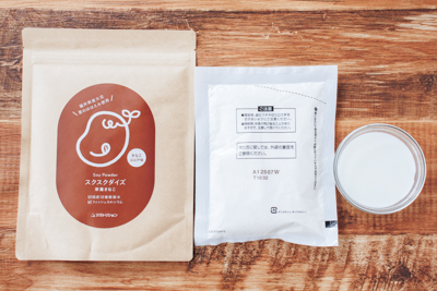 ココア蒸しパンの材料